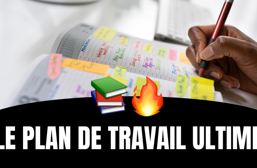 Le Plan de travail ultime pour réviser le BAC de Maths